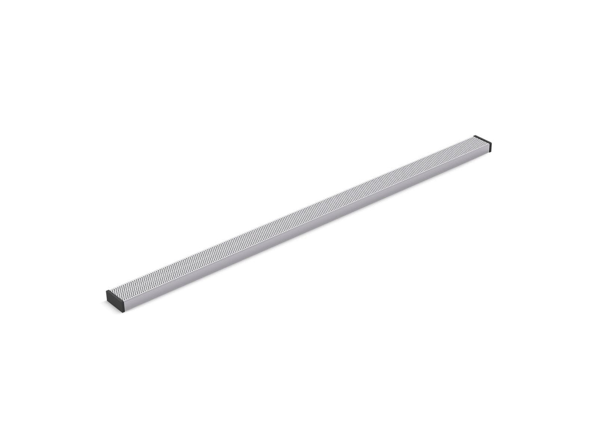 KOHLER K-80660-SH 2-1/2" X 48" Linear Drain Grate With Perforated Pattern - Bright Silver