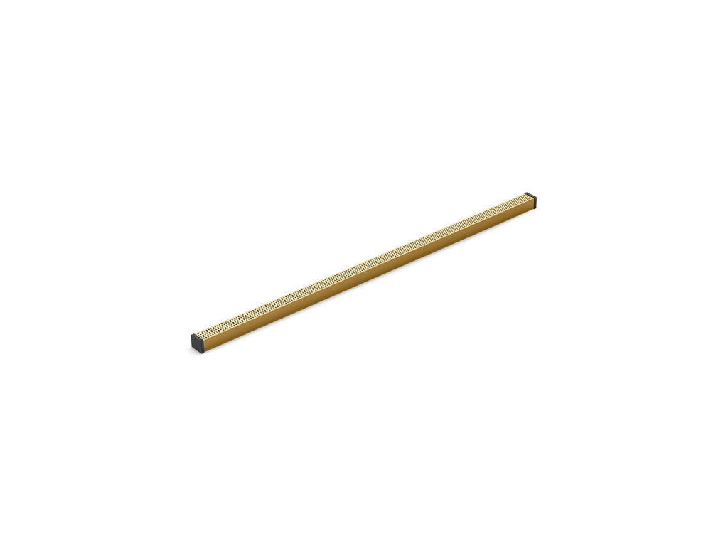 KOHLER K-80662-2MB 1-1/4" X 36" Linear Drain Grate With Perforated Pattern - Vibrant Brushed Moderne Brass