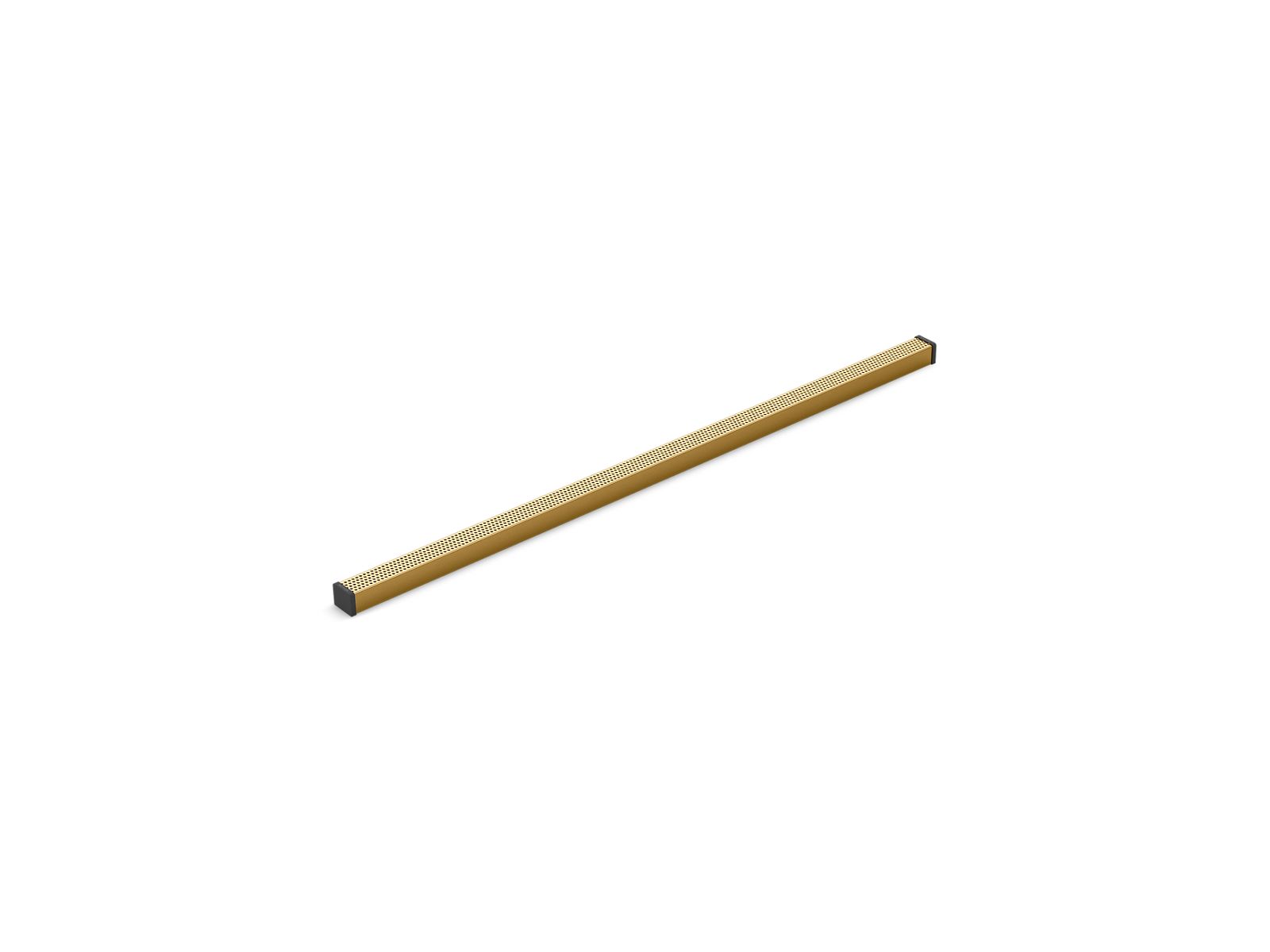 KOHLER K-80662-2MB 1-1/4" X 36" Linear Drain Grate With Perforated Pattern - Vibrant Brushed Moderne Brass