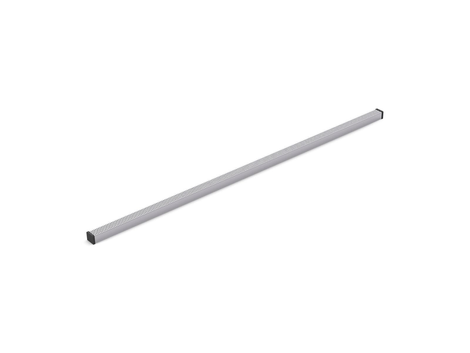 KOHLER K-80663-2MB 1-1/4" X 48" Linear Drain Grate With Perforated Pattern - Vibrant Brushed Moderne Brass