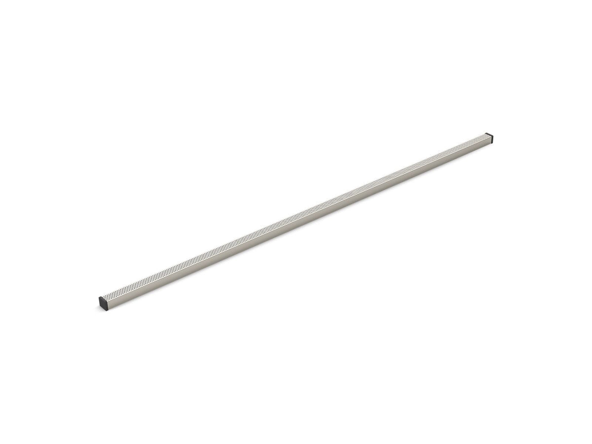 KOHLER K-80664-BNK 1-1/4" X 60" Linear Drain Grate With Perforated Pattern - Anodized Brushed Nickel