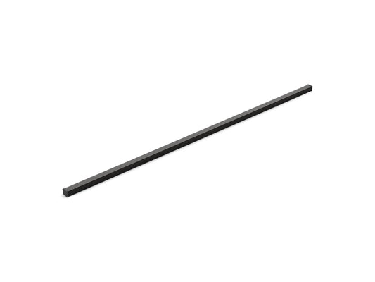 KOHLER K-80664-BL 1-1/4" x 60" linear drain grate with perforated pattern - Matte Black