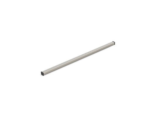 KOHLER K-80662-BNK 1-1/4" x 36" linear drain grate with perforated pattern - Anodized Brushed Nickel