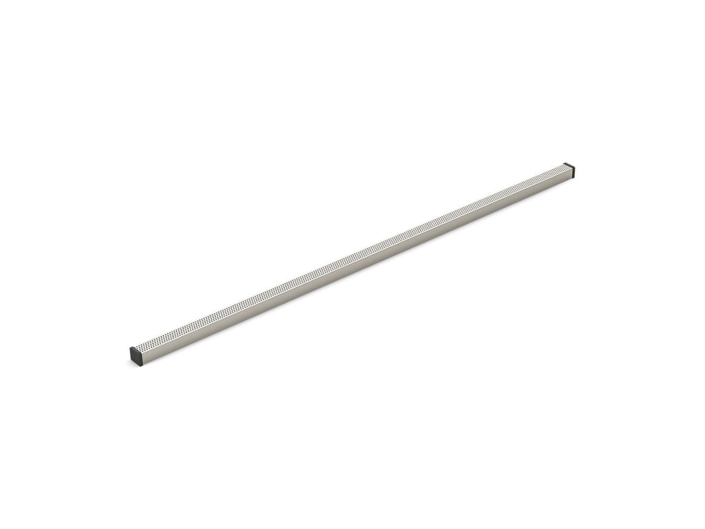 KOHLER K-80663-BNK 1-1/4" X 48" Linear Drain Grate With Perforated Pattern - Anodized Brushed Nickel
