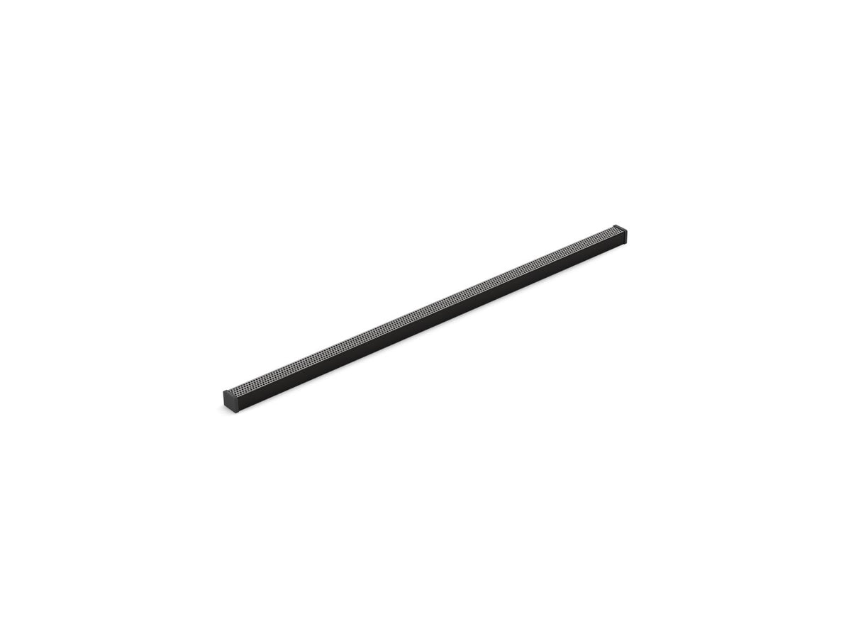KOHLER K-80662-BL 1-1/4" X 36" Linear Drain Grate With Perforated Pattern - Matte Black
