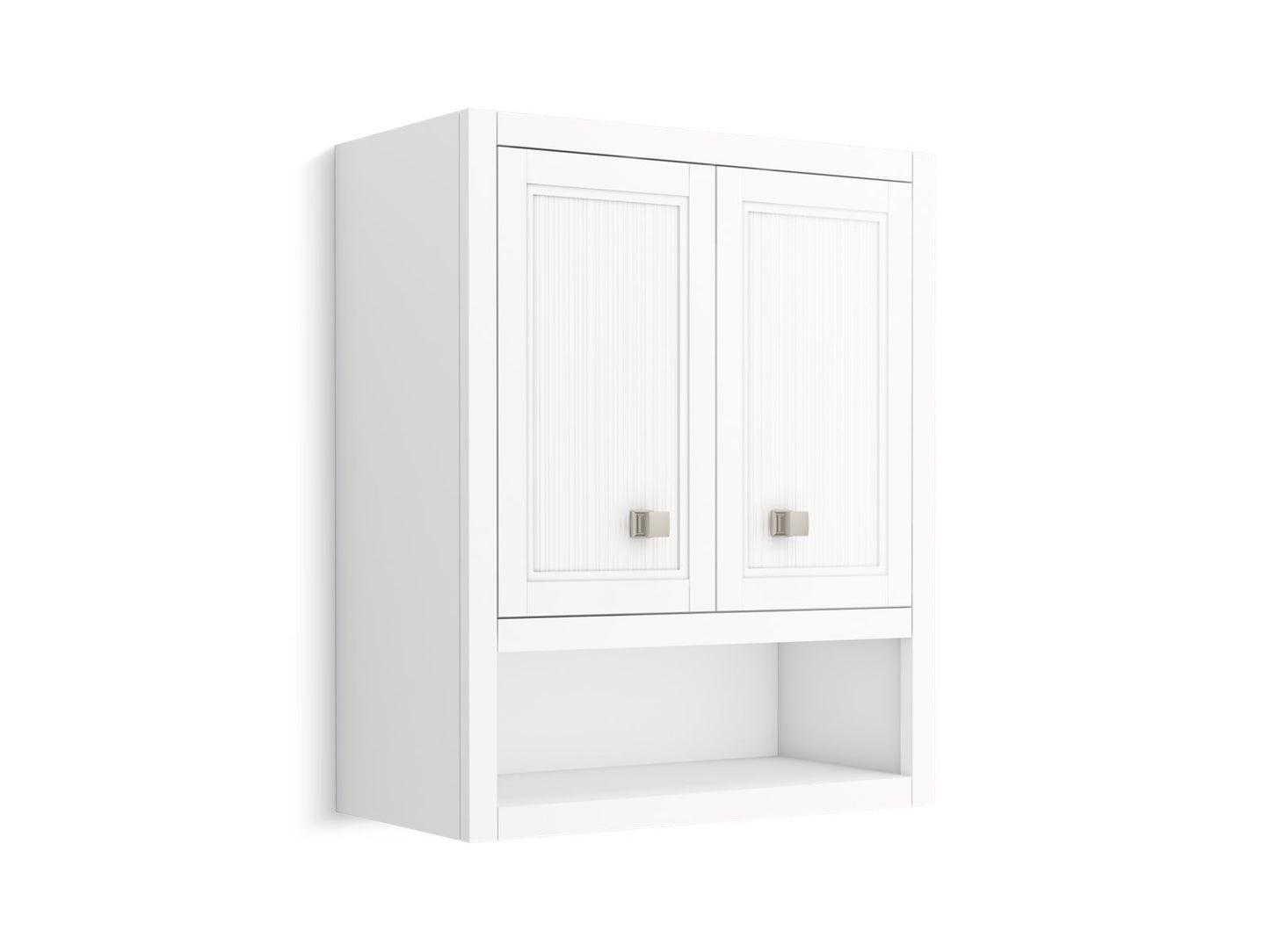 KOHLER K-33541-ASB-0 Hearthaven 24" X 28" Wall Cabinet In White