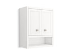 KOHLER K-33541-ASB-0 Hearthaven 24" X 28" Wall Cabinet - White