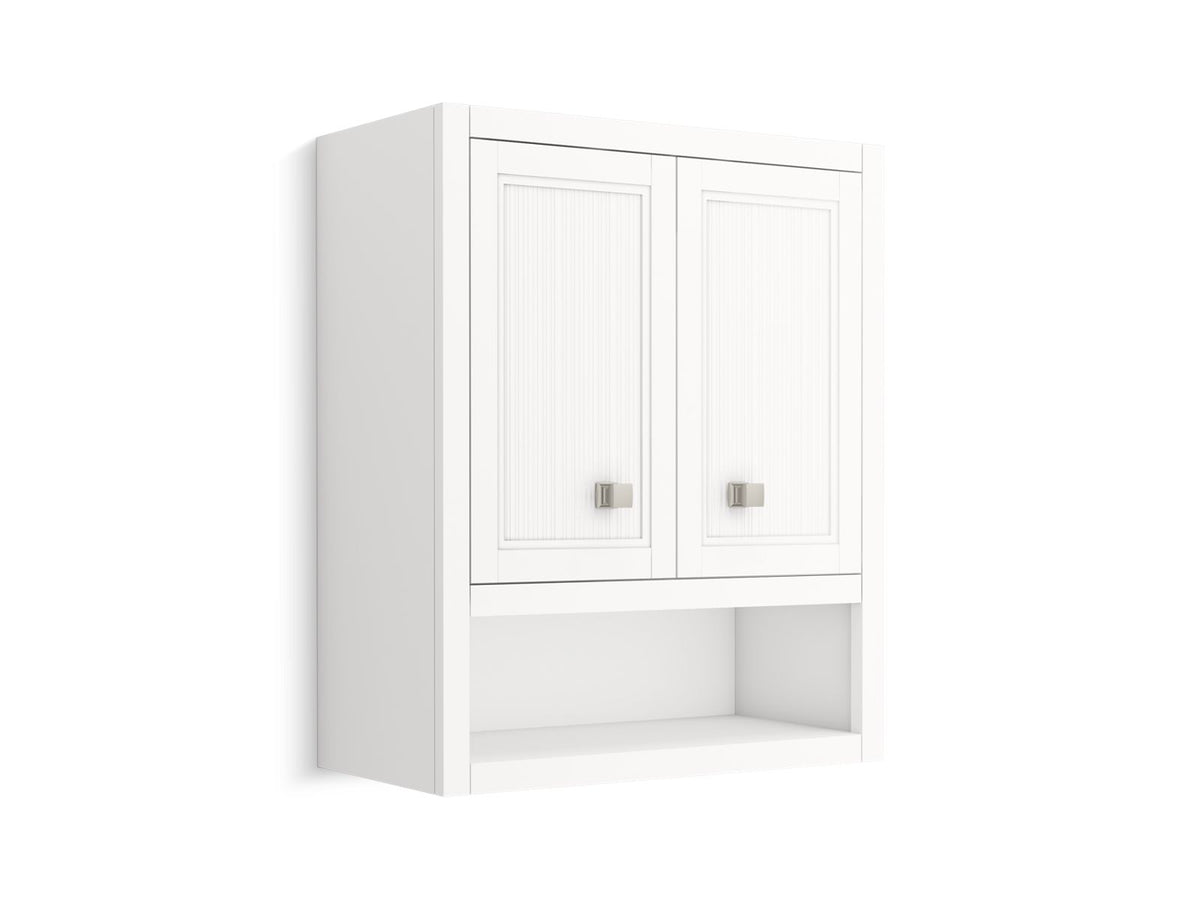 KOHLER K-33541-ASB-0 Hearthaven 24" X 28" Wall Cabinet - White