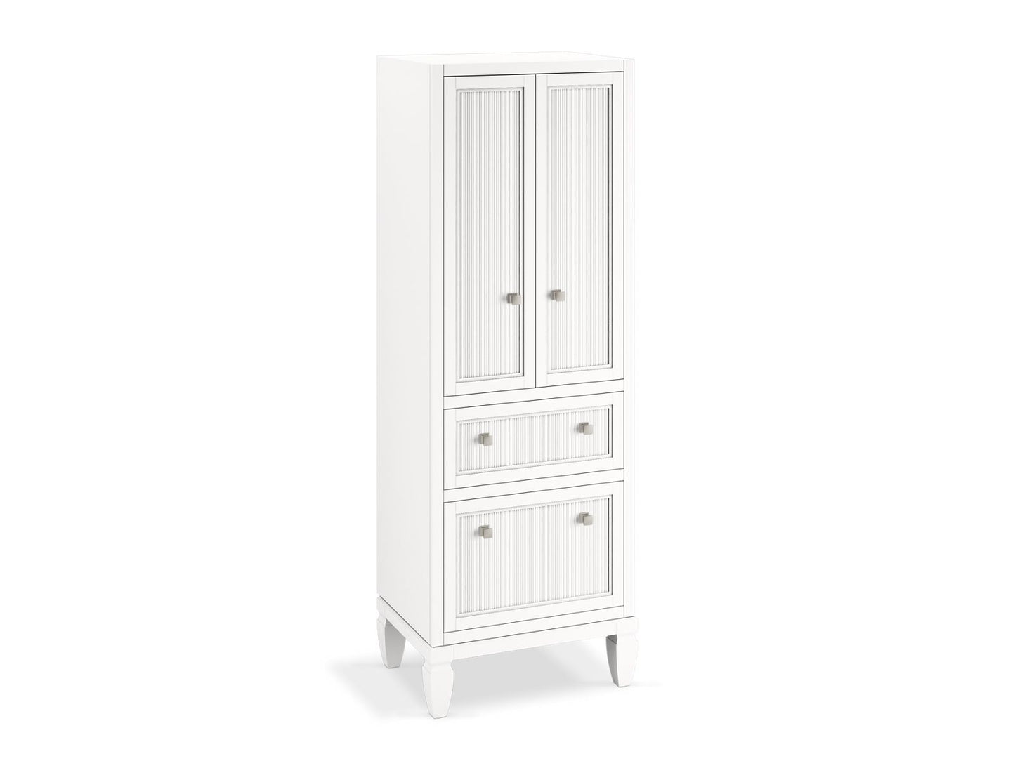 KOHLER K-33540-ASB-1WX Hearthaven 24" x 70" linen tower - Slate Grey