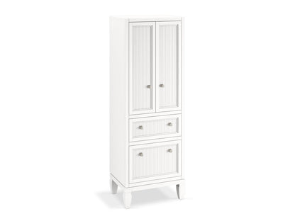 KOHLER K-33540-ASB-1WX Hearthaven 24" x 70" linen tower - Slate Grey