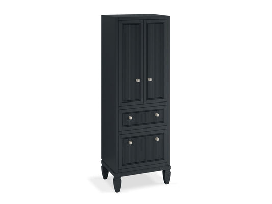 KOHLER K-33540-ASB-1WX Hearthaven 24" x 70" linen tower - Slate Grey