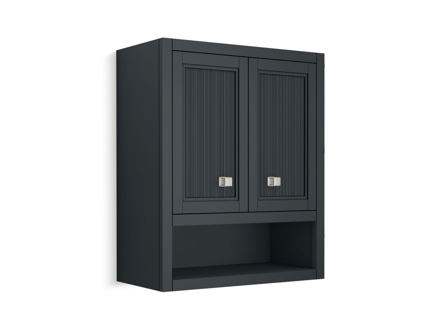 KOHLER K-33541-ASB-1WX Hearthaven 24" X 28" Wall Cabinet In Slate Grey