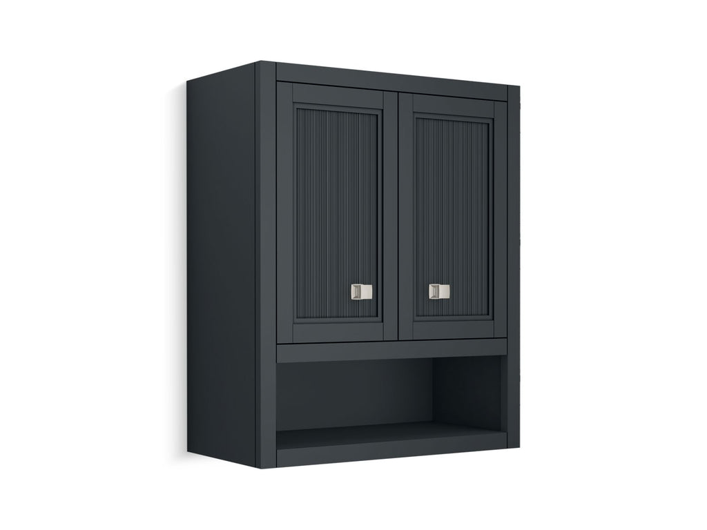 KOHLER K-33541-ASB-1WX Hearthaven 24" X 28" Wall Cabinet - Slate Grey