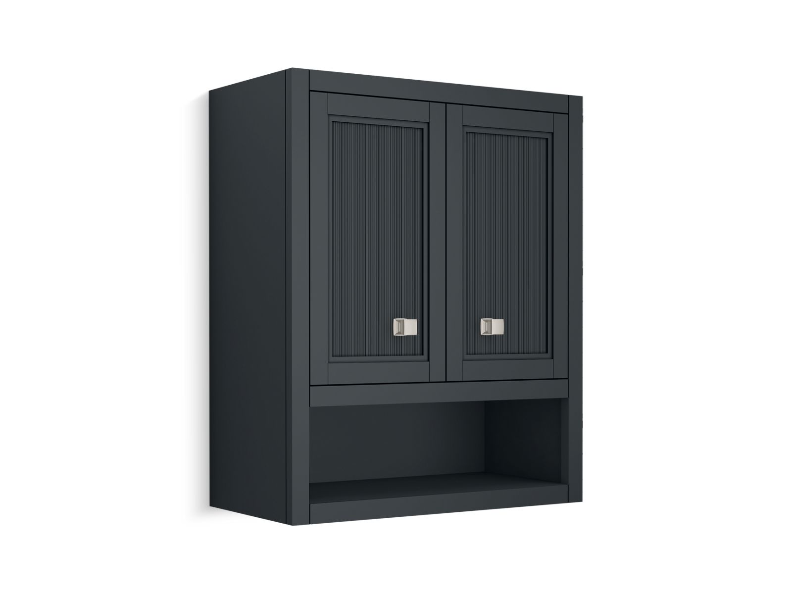 KOHLER K-33541-ASB-1WX Hearthaven 24" X 28" Wall Cabinet - Slate Grey