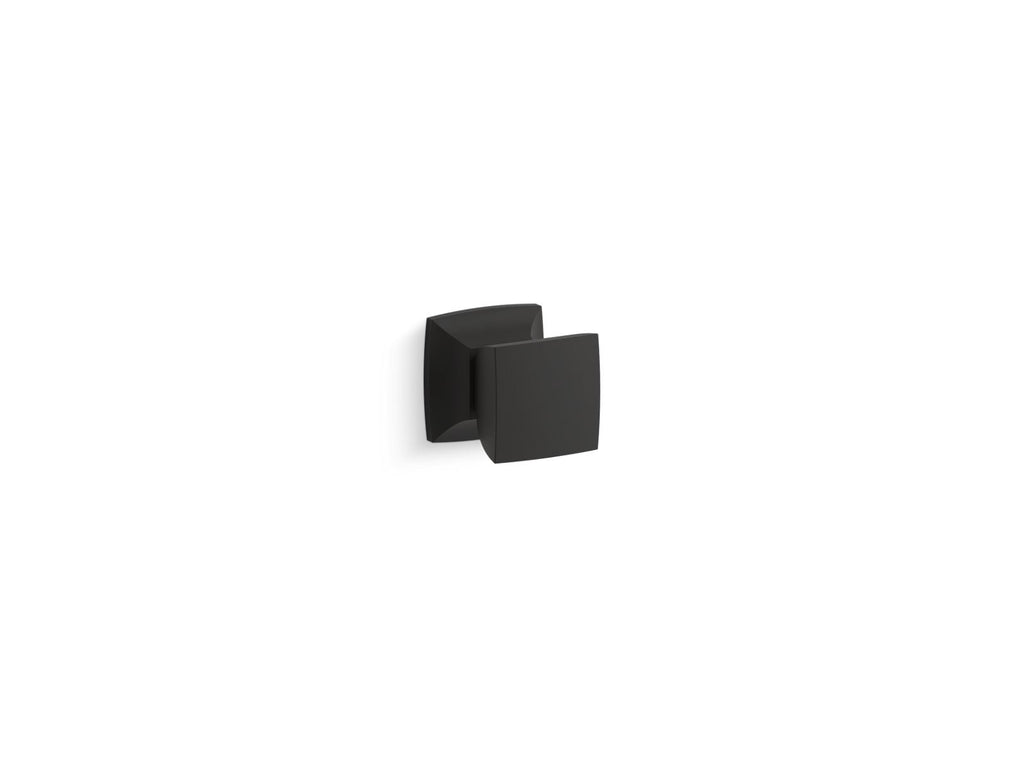 KOHLER K-33542-BL Hearthaven Cabinet Knob - Matte Black