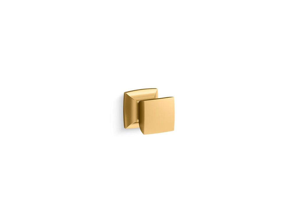 KOHLER K-33542-2MB Hearthaven Cabinet Knob - Vibrant Brushed Moderne Brass