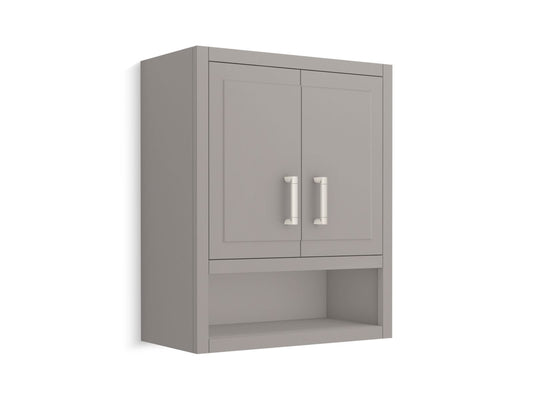 KOHLER K-33557-ASB-1WT Seer 24" X 28" Wall Cabinet In Mohair Grey