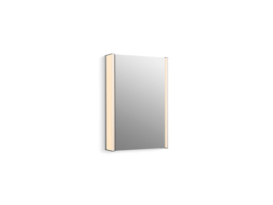 KOHLER K-81144-SLE-DA1 Maxstow 17" x 24" lighted medicine cabinet - Dark Anodized Aluminum