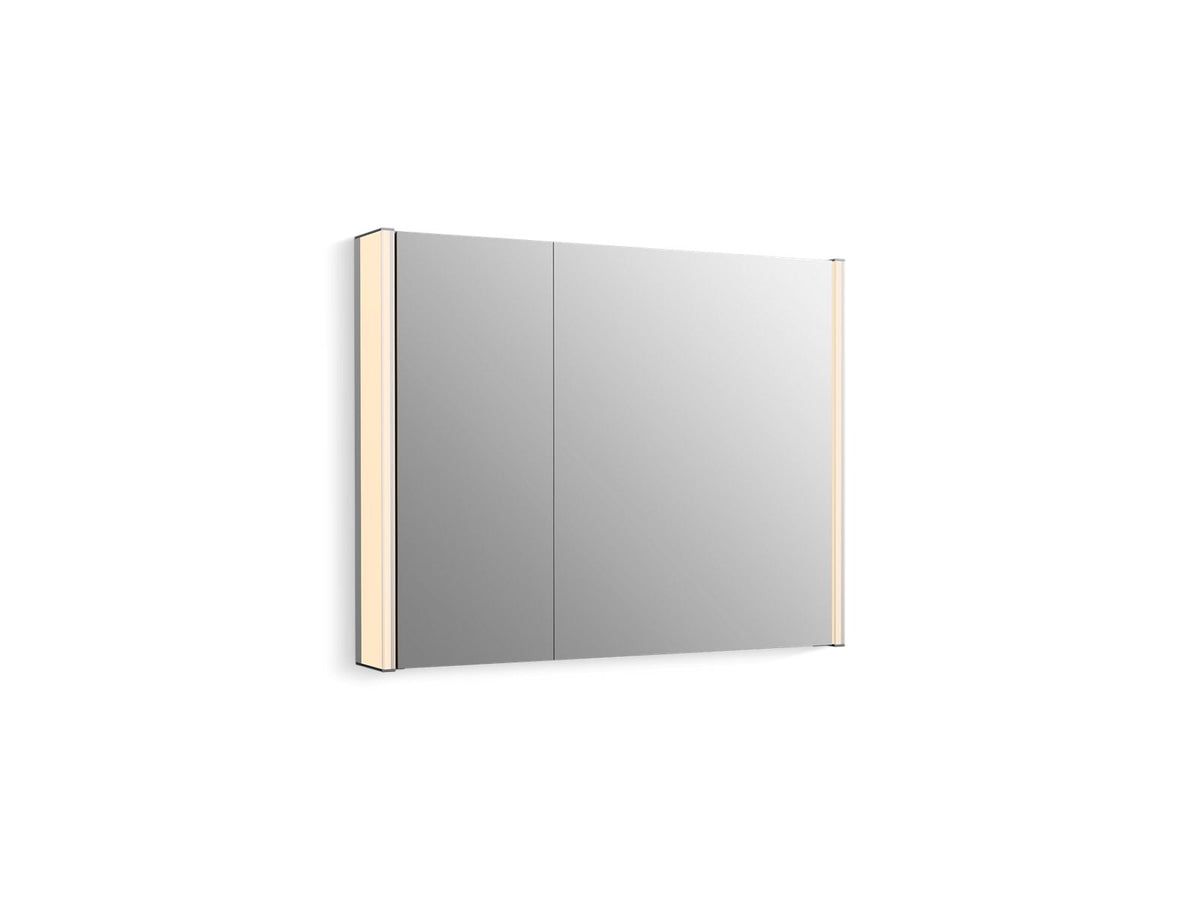 KOHLER K-81146-SLE-DA1 Maxstow 32" X 24" Lighted Medicine Cabinet - Dark Anodized Aluminum