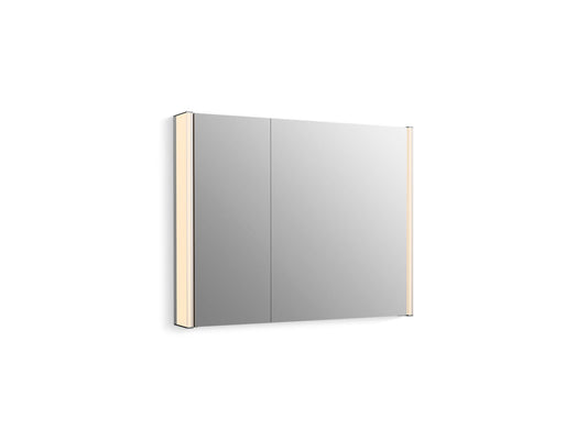 KOHLER K-81146-SLE-DA1 Maxstow 32" x 24" lighted medicine cabinet - Dark Anodized Aluminum
