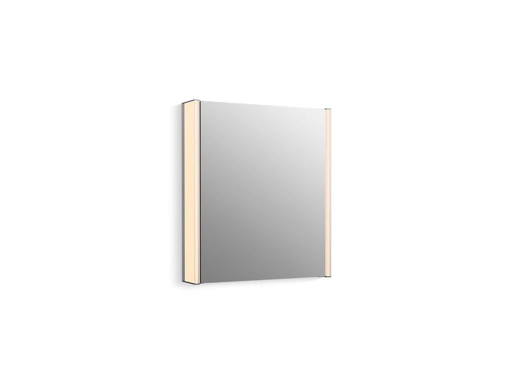 KOHLER K-81145-SLE-DA1 Maxstow 22" X 24" Lighted Medicine Cabinet - Dark Anodized Aluminum