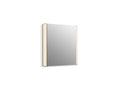 KOHLER K-81145-SLE-DA1 Maxstow 22" X 24" Lighted Medicine Cabinet - Dark Anodized Aluminum