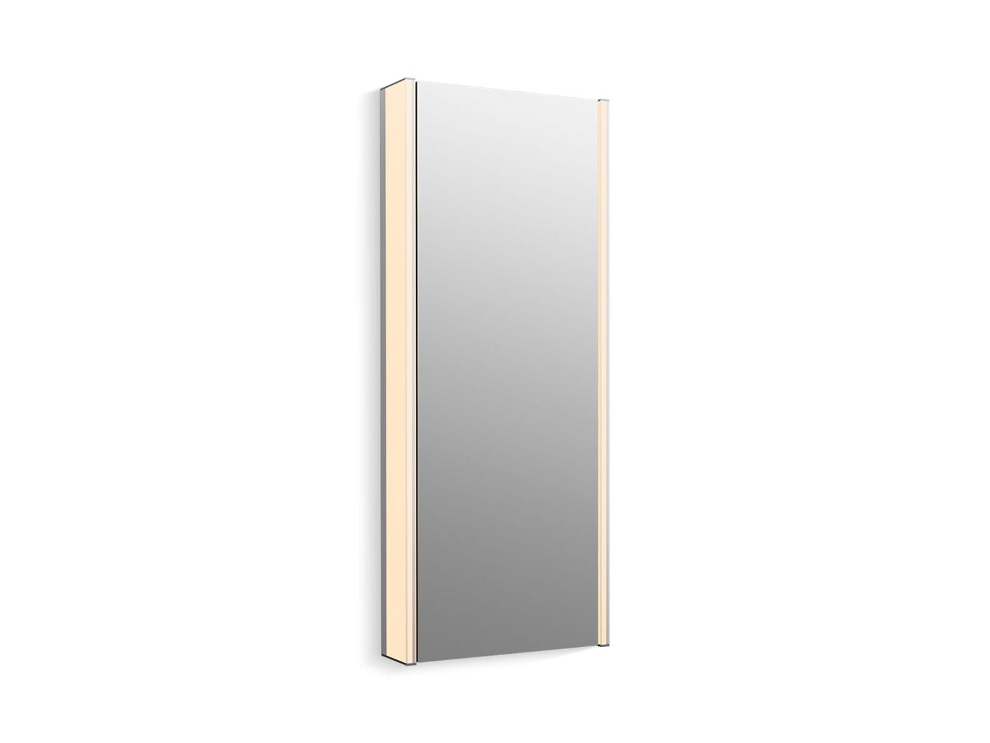 KOHLER K-81147-SLE-DA1 Maxstow 17" W X 40" H Lighted Medicine Cabinet In Dark Anodized Aluminum