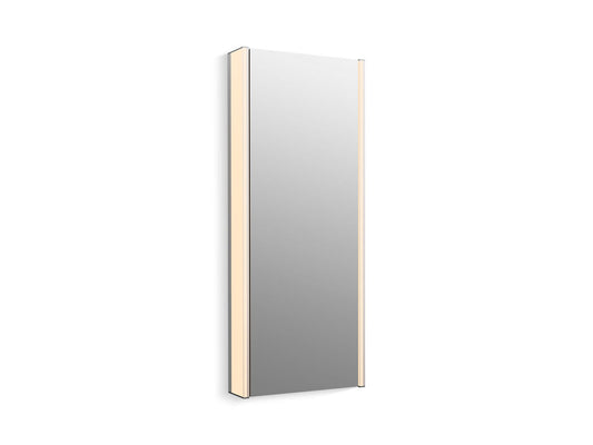 KOHLER K-81147-SLE-DA1 Maxstow 17" x 40" lighted medicine cabinet - Dark Anodized Aluminum