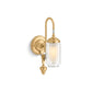 KOHLER K-72581-2GL Artifacts One-Light Adjustable Sconce In Brushed Moderne Brass