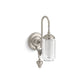 KOHLER K-72581-BNL Artifacts One-Light Adjustable Sconce In Brushed Nickel