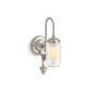 KOHLER K-72581-BNL Artifacts One-Light Adjustable Sconce In Brushed Nickel