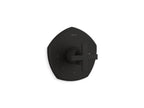 KOHLER K-T27040-3-BL Occasion Mastershower Temperature Control Valve Trim With Cross Handle - Matte Black