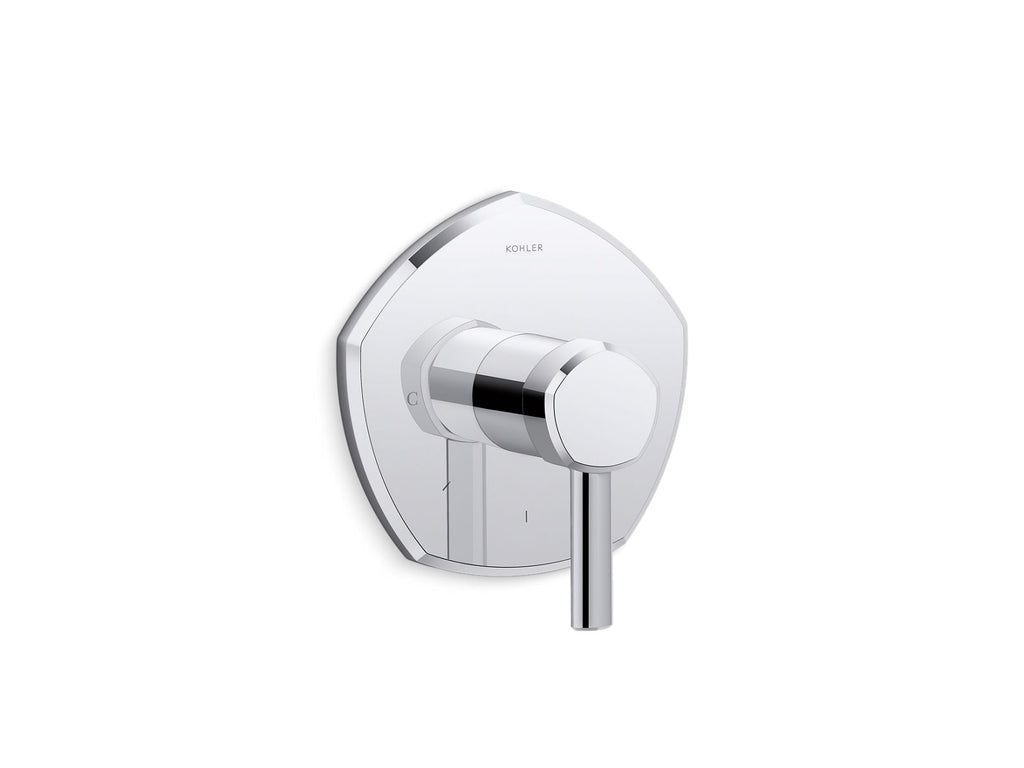 KOHLER K-T27040-4-AF Occasion Mastershower Temperature Control Valve Trim With Lever Handle - Vibrant French Gold