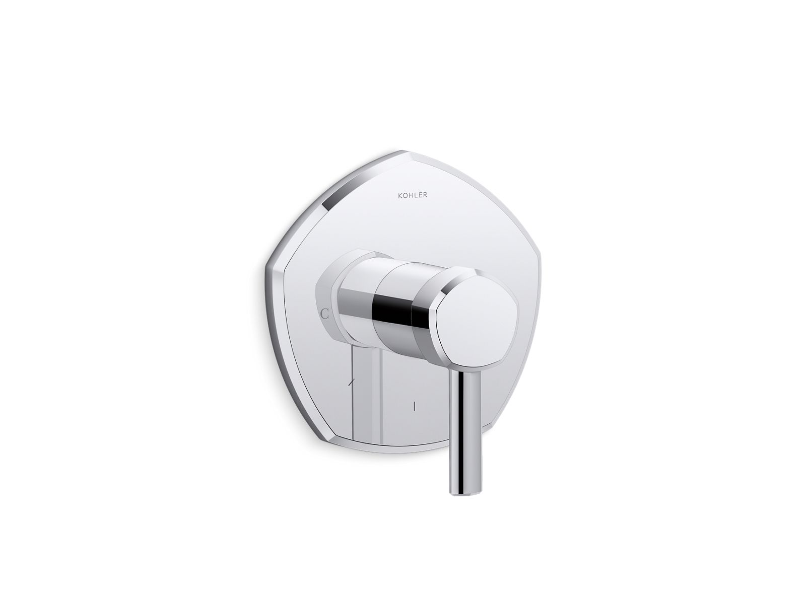 KOHLER K-T27040-4-AF Occasion Mastershower Temperature Control Valve Trim With Lever Handle - Vibrant French Gold