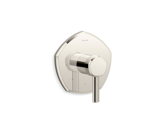 KOHLER K-T27040-4-SN Occasion MasterShower temperature control valve trim with lever handle - Vibrant Polished Nickel