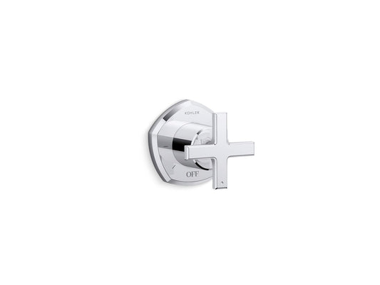 KOHLER K-T27041-3-CP Occasion Mastershower Volume Control Valve Trim With Cross Handle In Polished Chrome