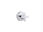 KOHLER K-T27041-3-BL Occasion Mastershower Volume Control Valve Trim With Cross Handle - Matte Black