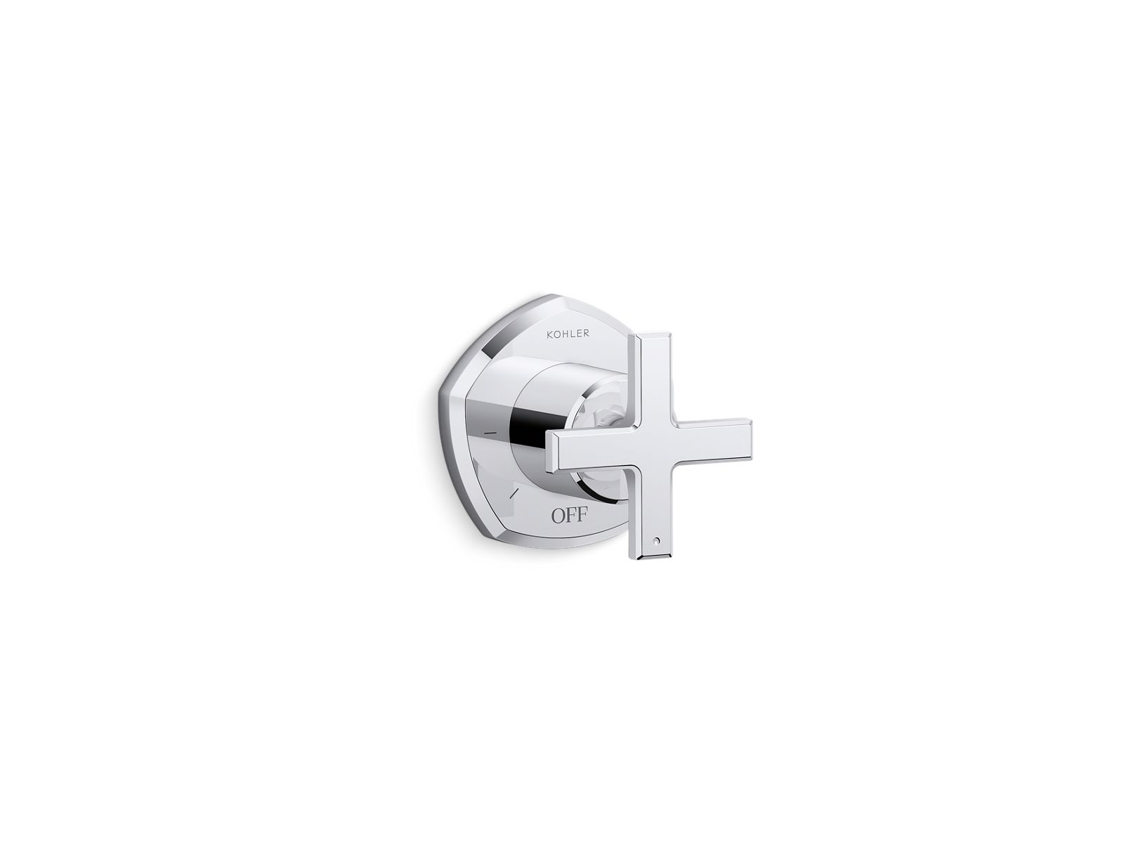 KOHLER K-T27041-3-BL Occasion Mastershower Volume Control Valve Trim With Cross Handle - Matte Black