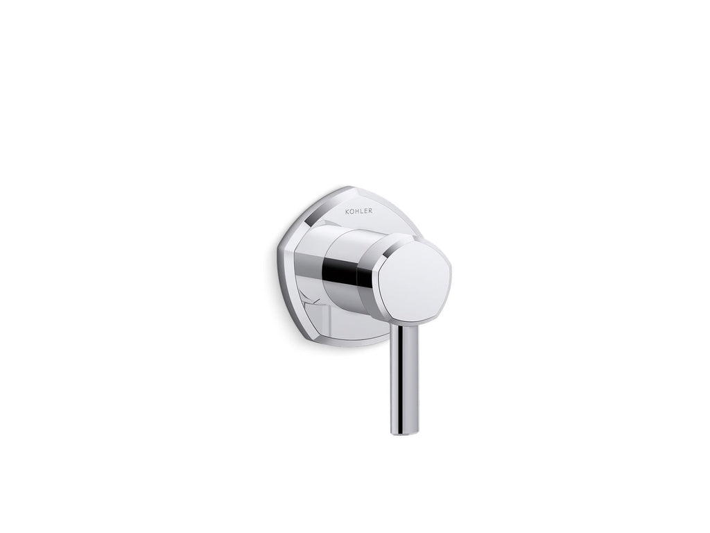 KOHLER K-T27042-4-CP Occasion Mastershower Transfer Valve Trim With Lever Handle - Polished Chrome