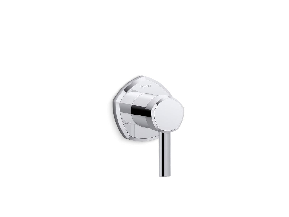 KOHLER K-T27042-4-CP Occasion Mastershower Transfer Valve Trim With Lever Handle - Polished Chrome
