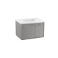 KOHLER K-99541-R-1WT Jute 30" Wall-Hung Bathroom Vanity Cabinet In Mohair Grey