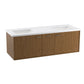 KOHLER K-99548-1WM Jute 60" Wall-Hung Bathroom Vanity Cabinet In Walnut Flax