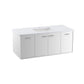 KOHLER K-99544-1WA Jute 48" Wall-Hung Bathroom Vanity Cabinet In Linen White