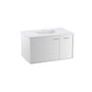 KOHLER K-99543-R-1WA Jute 36" Wall-Hung Bathroom Vanity Cabinet In Linen White