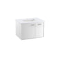 KOHLER K-99541-R-1WA Jute 30" Wall-Hung Bathroom Vanity Cabinet In Linen White