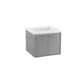 KOHLER K-99539-1WT Jute 24" Wall-Hung Bathroom Vanity Cabinet In Mohair Grey