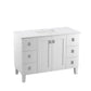 KOHLER K-99535-LG-1WA Poplin 48" Bathroom Vanity Cabinet In Linen White