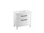 KOHLER K-CM33559-BD1-1WX Artifacts 36" Bathroom Vanity Cabinet With Sink And Quartz Top - Slate Grey