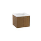 KOHLER K-99539-1WM Jute 24" Wall-Hung Bathroom Vanity Cabinet In Walnut Flax