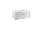 KOHLER K-CM33566-BD1-1WA Lodern 36" Wall-Hung Bathroom Vanity Cabinet With Sink And Quartz Top - Linen White